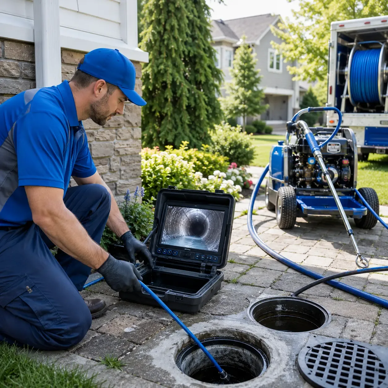 Outdoor drain cleaning professionals serving Cuba, IL